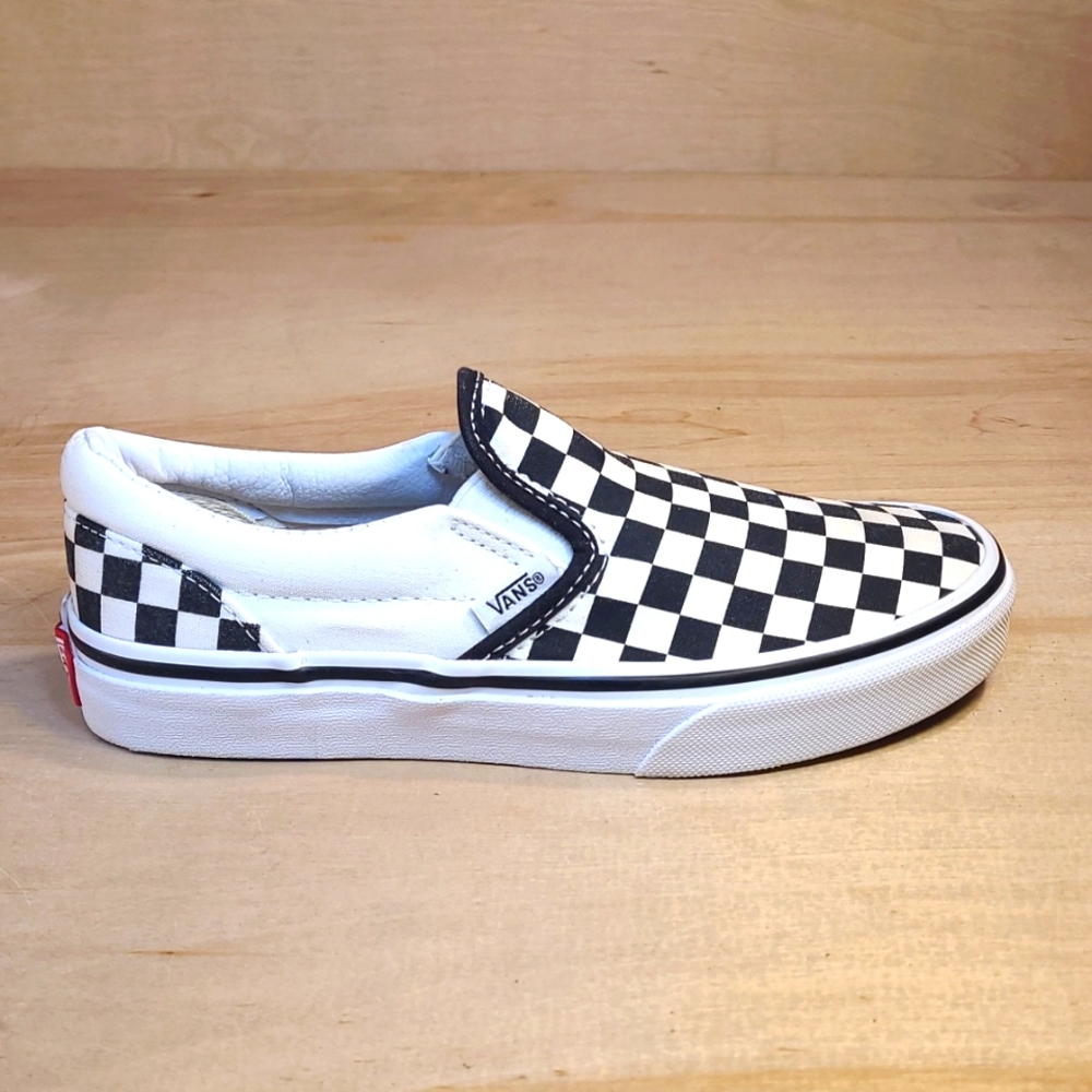 Vans Checkerboard Black White Canvas Shoes